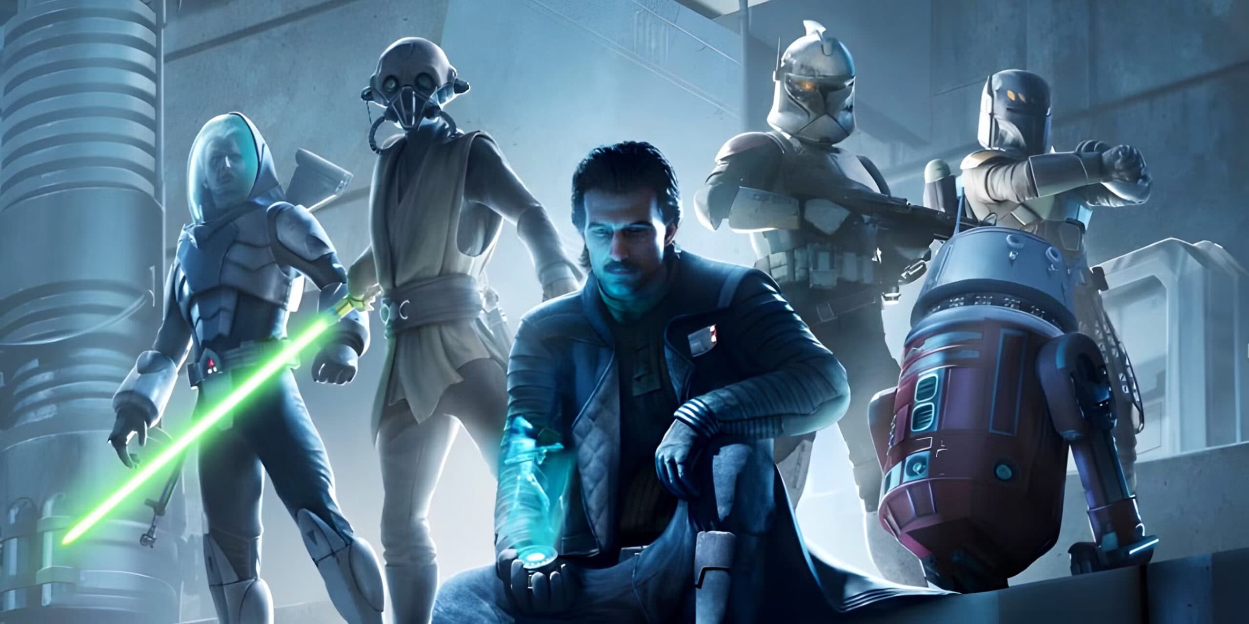 新しい「スターウォーズ」ゲームは、「クローンウォーズ」時代の下でテイクを明らかにしました